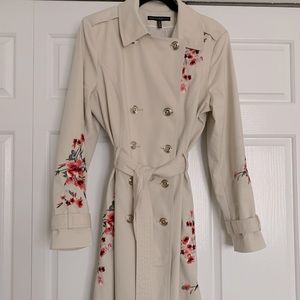 White House Black Market Trench coat size XL.